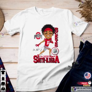 Jaxon Smith Njigba Ohio State Face Shirt Officially Licensed T Shirt 2