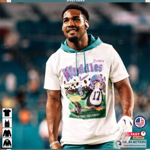 Jaylen Waddle Big Plays Big Flavor Penguin Miami Football Shirt 3