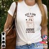 Just A Girl Who Loves Anime and Sketching Anime Graphic Tee