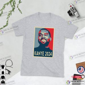 Kanye 2024 President T Shirt Unisex Softstyle Obama Hope Style 2