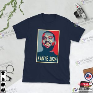 Kanye 2024 President T Shirt Unisex Softstyle Obama Hope Style 3