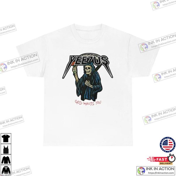 Kanye West Yeezus Reaper Tour T-shirt