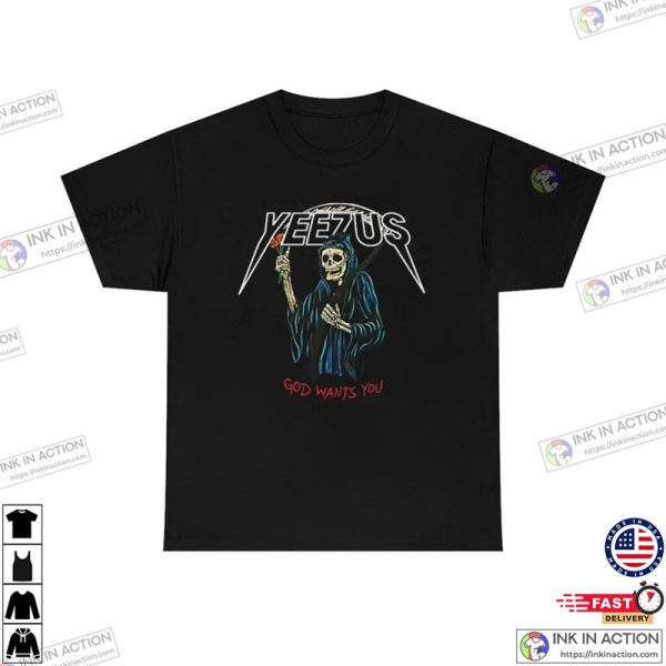 Kanye West Yeezus Reaper Tour T-shirt