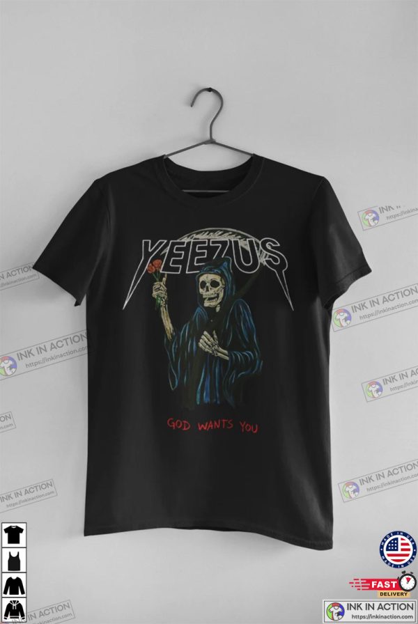 Kanye West Yeezus Reaper Tour T-shirt