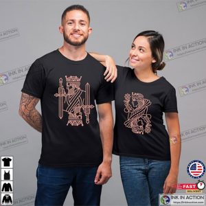 King Queen Matching Couple Shirts King and Queen Couple Shirt Valentines Day Shirt Gifts 1