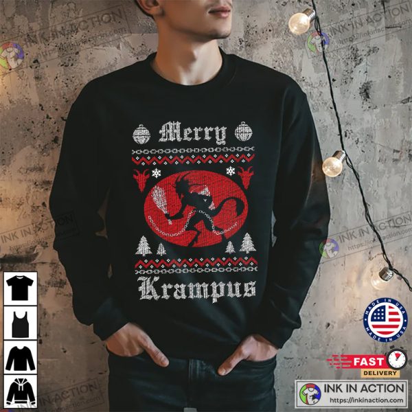 Krampus Ugly Christmas Sweater, Christmas, Saint Nicholas