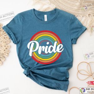 LGBT PRIDE Heart Shirt The Future Is Queer Unisex Shirt Rainbow Pride Shirt LGBTQ Gift Idea 1
