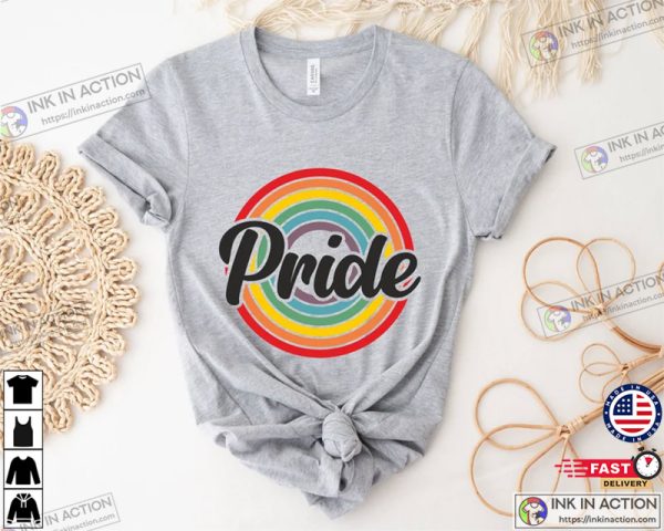 Pride Heart The Future Is Queer Unisex Rainbow Pride Shirt