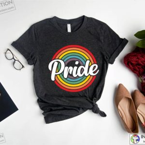 LGBT PRIDE Heart Shirt The Future Is Queer Unisex Shirt Rainbow Pride Shirt LGBTQ Gift Idea 5