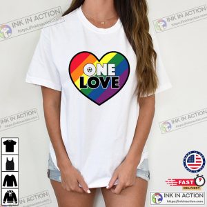 LGBT Pride heart One Love soccer World Cup 2022 shirt 3