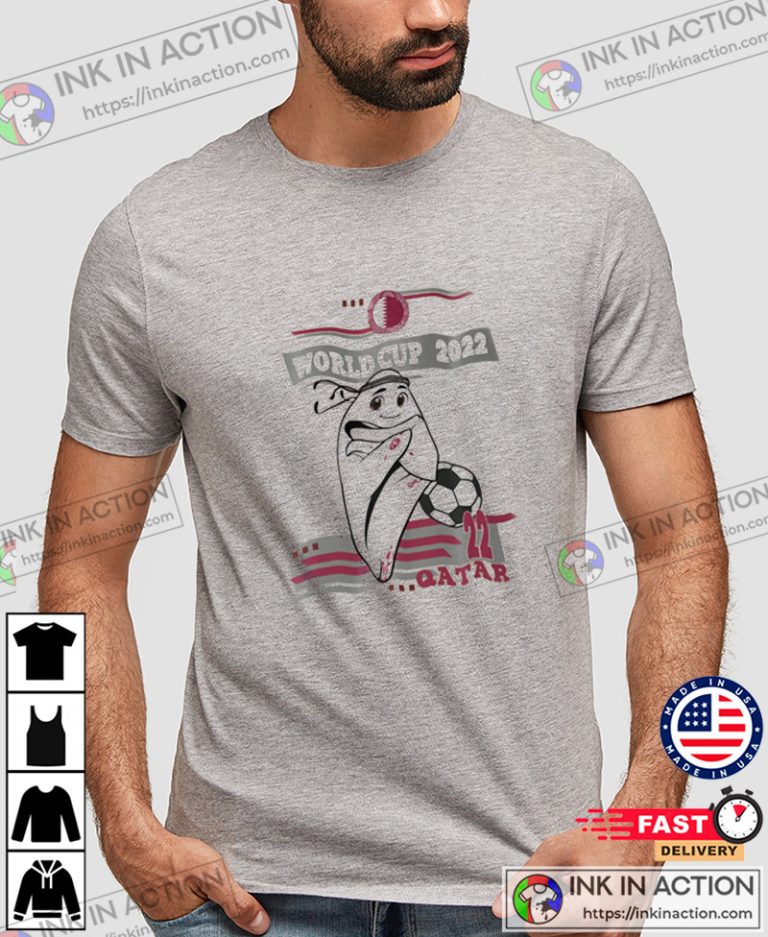 La'eeb Qatars FIFA World Cup Mascot Shirt Qatar 22 Classic Shirt World