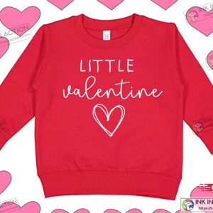 Little Valentine Day Girls Toddler Sweatshirt 1