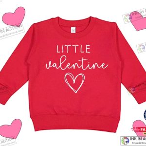 Little Valentine Sweatshirt Valentine Toddler Tee Valentines Day girls Toddler Sweatshirt 2