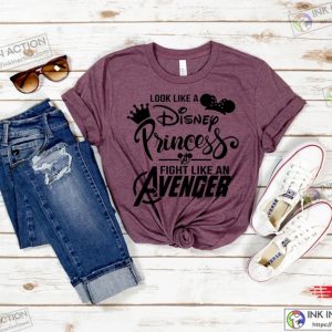 Look Like A Disney Princess Fight Like An Avenger Disney Princess Shirt Disney Avenger Shirt 2