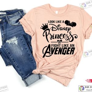 Look Like A Disney Princess Fight Like An Avenger Disney Princess Shirt Disney Avenger Shirt 3