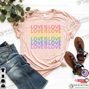 Love is Love T Shirt Womens Love is Love Shirt Pride Shirt Mens Love is Love Shirt Kindness Shirts LGBTQ Support Tees Gay Pride Shirt 1