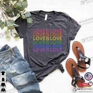 Love is Love T Shirt Womens Love is Love Shirt Pride Shirt Mens Love is Love Shirt Kindness Shirts LGBTQ Support Tees Gay Pride Shirt 2