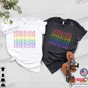 Love is Love T Shirt Womens Love is Love Shirt Pride Shirt Mens Love is Love Shirt Kindness Shirts LGBTQ Support Tees Gay Pride Shirt 3