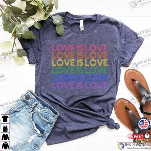 Love is Love T Shirt Womens Love is Love Shirt Pride Shirt Mens Love is Love Shirt Kindness Shirts LGBTQ Support Tees Gay Pride Shirt 5