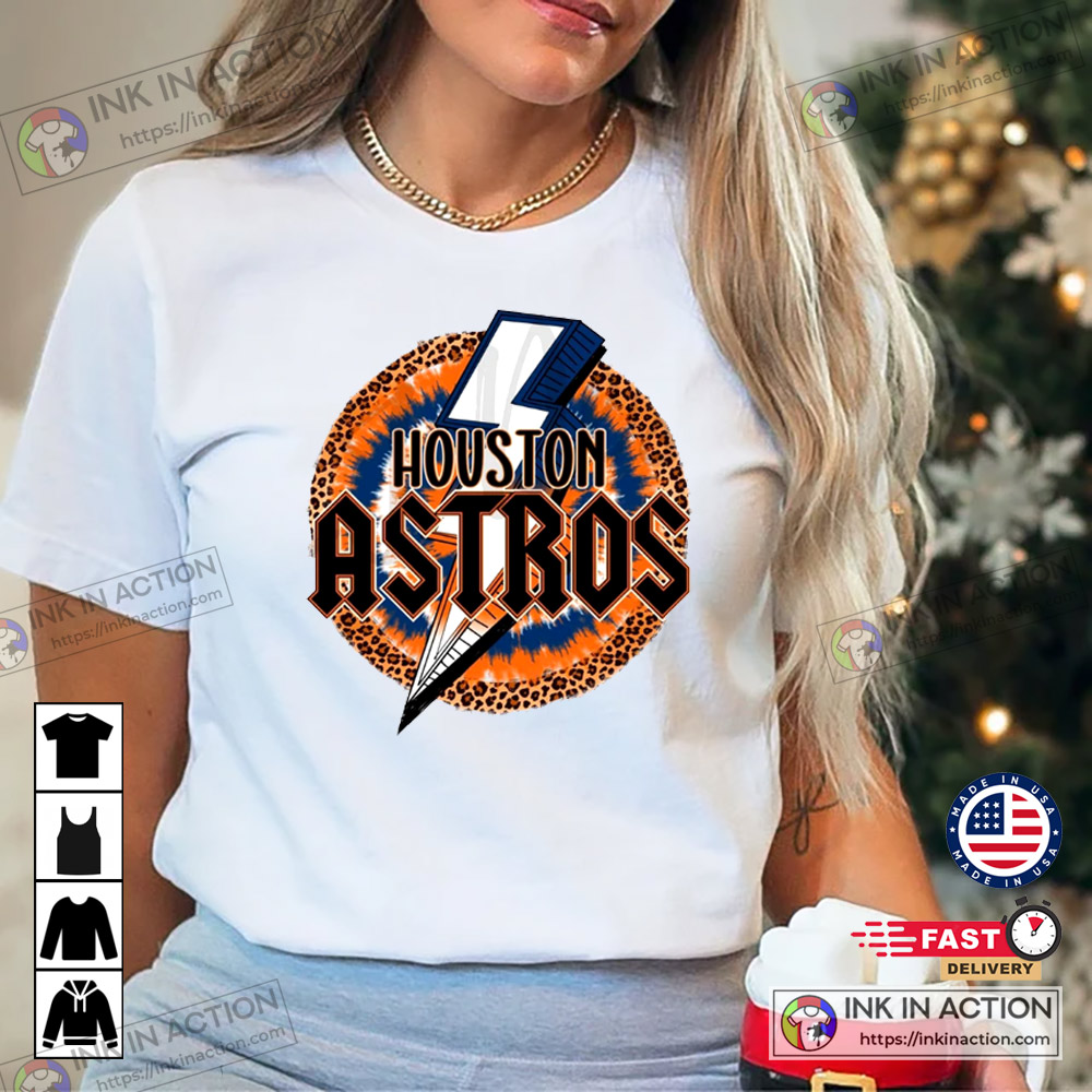 MLB Houston Astros Flash Essential T-shirt - Ink In Action