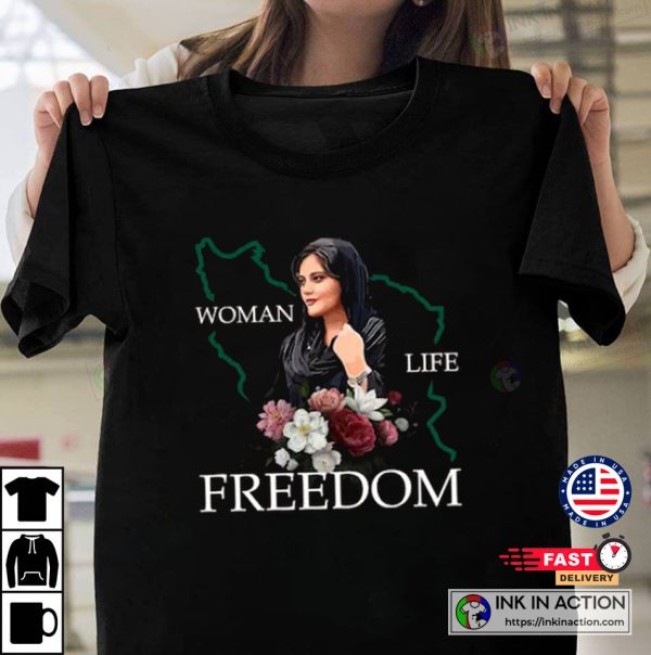 Mahsa Amini Freedom Woman Solidarity With Iranian Women Shirt