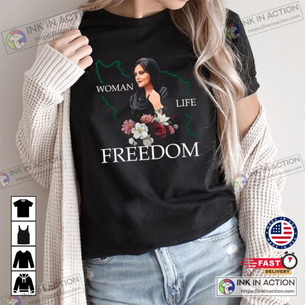 Mahsa Amini Freedom Woman Solidarity With Iranian Women Shirt