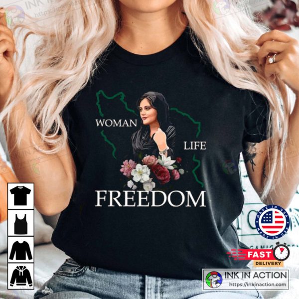 Mahsa Amini Freedom Woman Solidarity With Iranian Women Shirt