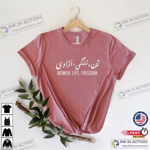 Mahsa Amini Tshirt Women Life Freedom Shirt Women Rights Shirt Stand with Iranian Women 3