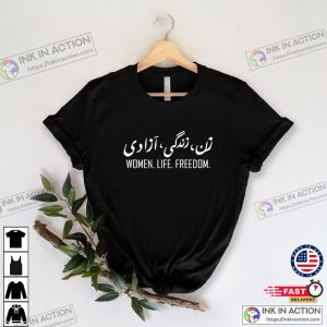 Mahsa Amini Tshirt Women Life Freedom Shirt Women Rights Shirt Stand with Iranian Women 5