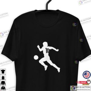 Maradona Design Soccer Shirt Old School Tshirt For Soccer Fans 3