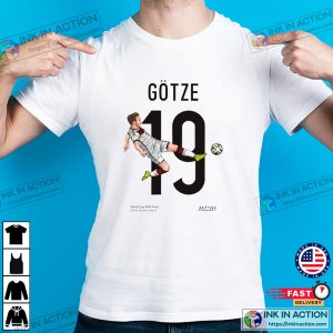 Mario Gotze Germany 2014 World Cup T shirt Gotze World Cup 2014 Final Hero Shirt 2