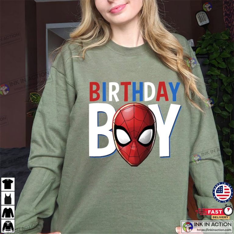 Marvel Spider-Man Birthday Boy T-Shirt - Ink In Action