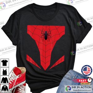 Marvel Spider Man Peter Parker Costume T Shirt Peter Parkers Outfits 1