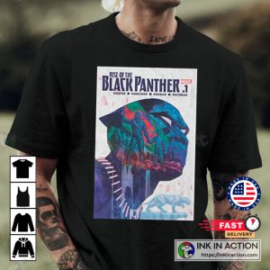 Marvel black panther shirt Rise of Comic Book Cover T Shirt 3