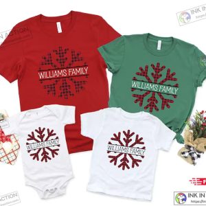 Matching Family Christmas Shirts Christmas ShirtsPersonalized Christmas GiftCustom Family ShirtsFamily Photoshoot Shirts 2