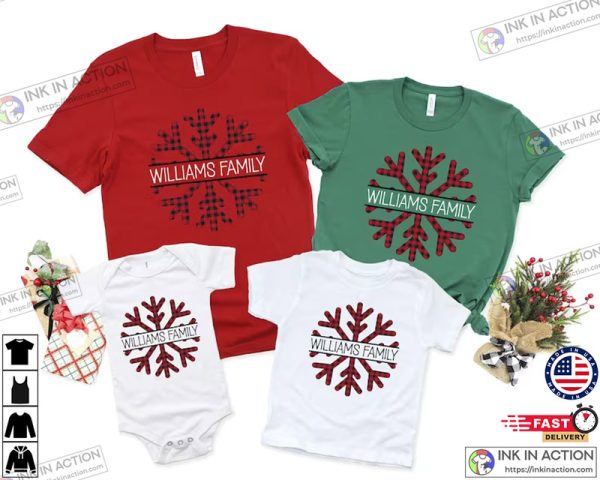 Matching Family Custom Christmas Shirts Personalized Christmas Gift