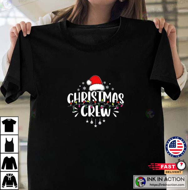 Christmas Crew Matching Family Group Christmas Shirt