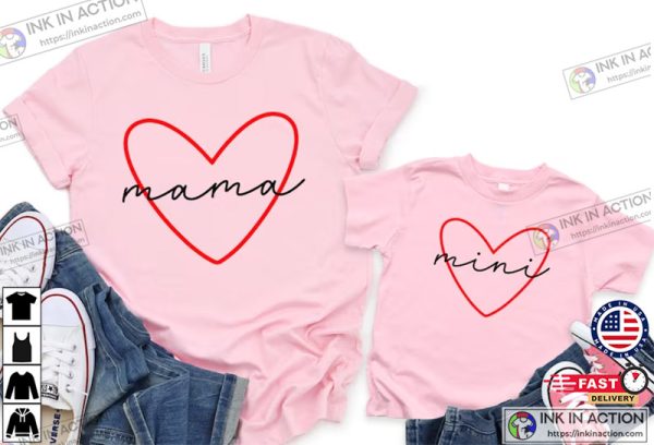Matching Valentines Mama And Mini Shirt