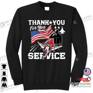 Memorial Day Service Usa Flag Heroes Honor Veterans Day Gif Gift Sweatshirt 4