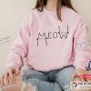 Meow Cat Lover Funny Cat Gift Shirt