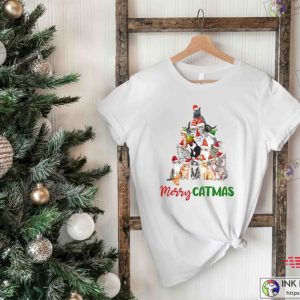 Merry Catmas Shirt Christmas Cat Shirt Christmas Gift Christian Shirt 3
