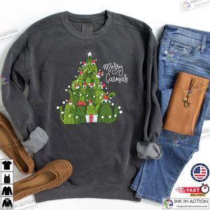 Merry Catmas Christmas Tree Sweater, Christmas Shirt