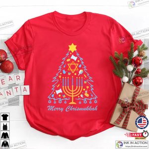 Merry Chrismukkah Shirt Hanukkah Shirt Jewish Gift Chanukah Shirt Festival of Light 3