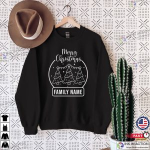 Merry Christmas Family Name Sweatshirt Family Sweater Personalized Christmas Family Sweat Christmas Gift 3