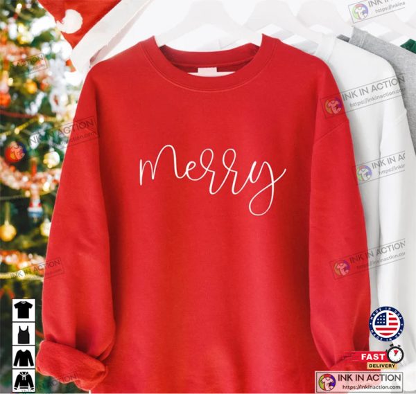 Merry Christmas Red Warm Cozy Shirt