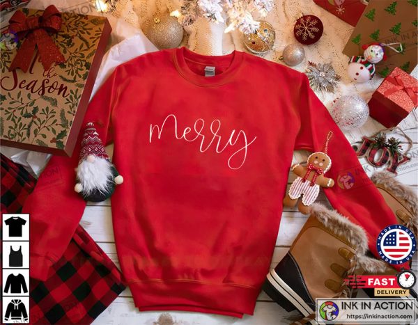 Merry Christmas Red Warm Cozy Shirt