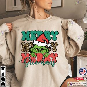 Merry Grinchmas, Merry Christmas, Funny Christmas Shirt