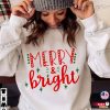 Merry and Bright Christmas Basic Shirt