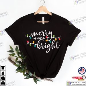 Merry and Bright Christmas Lights Shirt 4