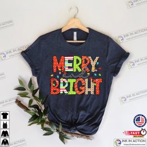 Merry and Bright Christmas Lights Shirt